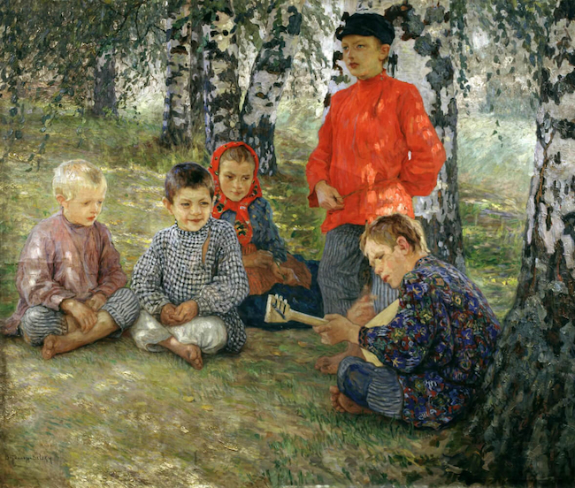 Картина Н.П. Богданова-Бельского: Виртуоз