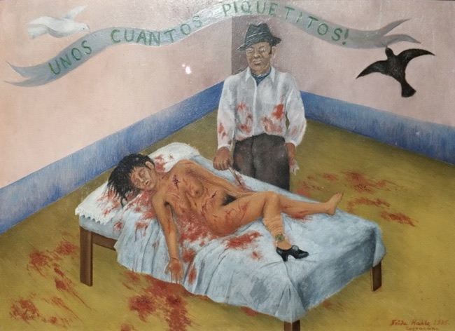 Картина Ф. Кало: Несколько царапин