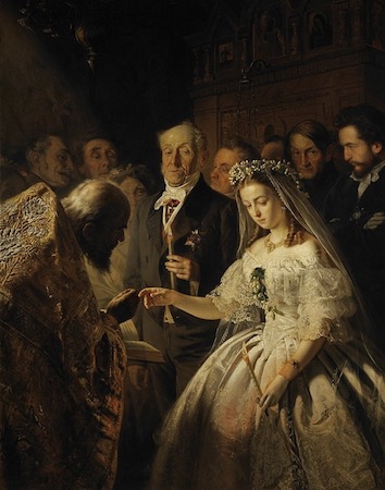 картина В. Пукирева: Неравный брак
