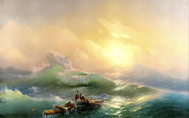 Картина И.К. Айвазовского: Девятый вал