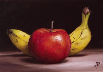 Миниатюра: Яблоко и банан