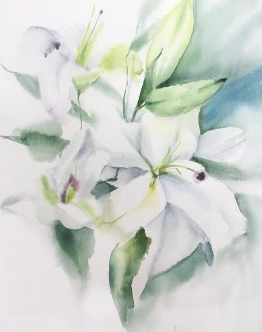 Картина: Белые лилии. Изображение №1