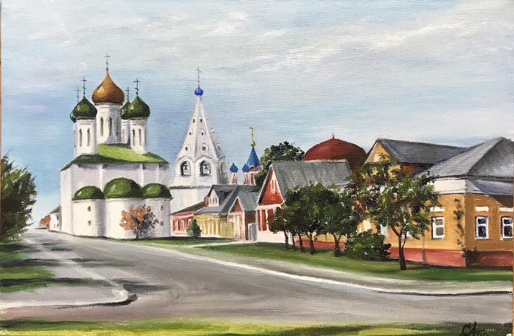 Картина: Успенский собор в Коломне. Изображение №1