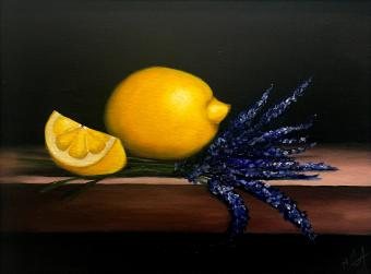 Лот №250 Картина: Лимон и лаванда