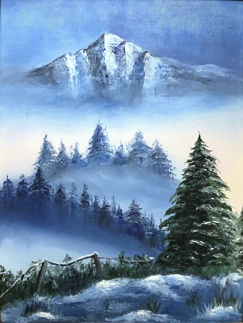 Картина: Снежная вершина. Изображение №1